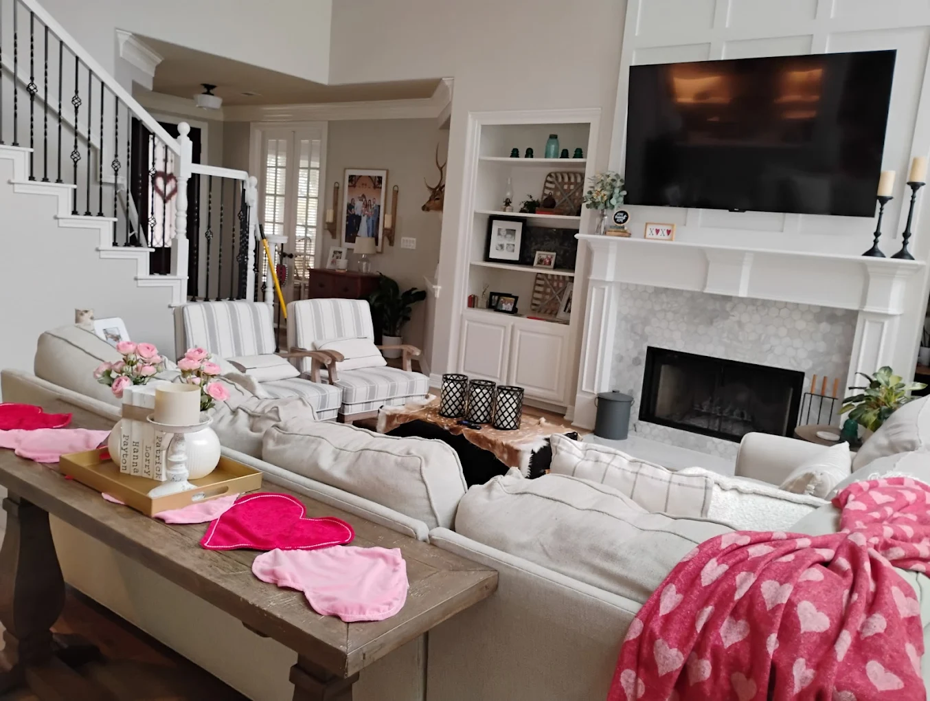 Your Deam Clean deep cleaning a bedroom with pillows stacked and sheets changed